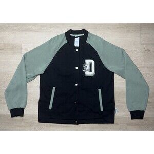 Disney Parks Mickey Mouse Letterman Jacket Disneyland Embroidered Medium